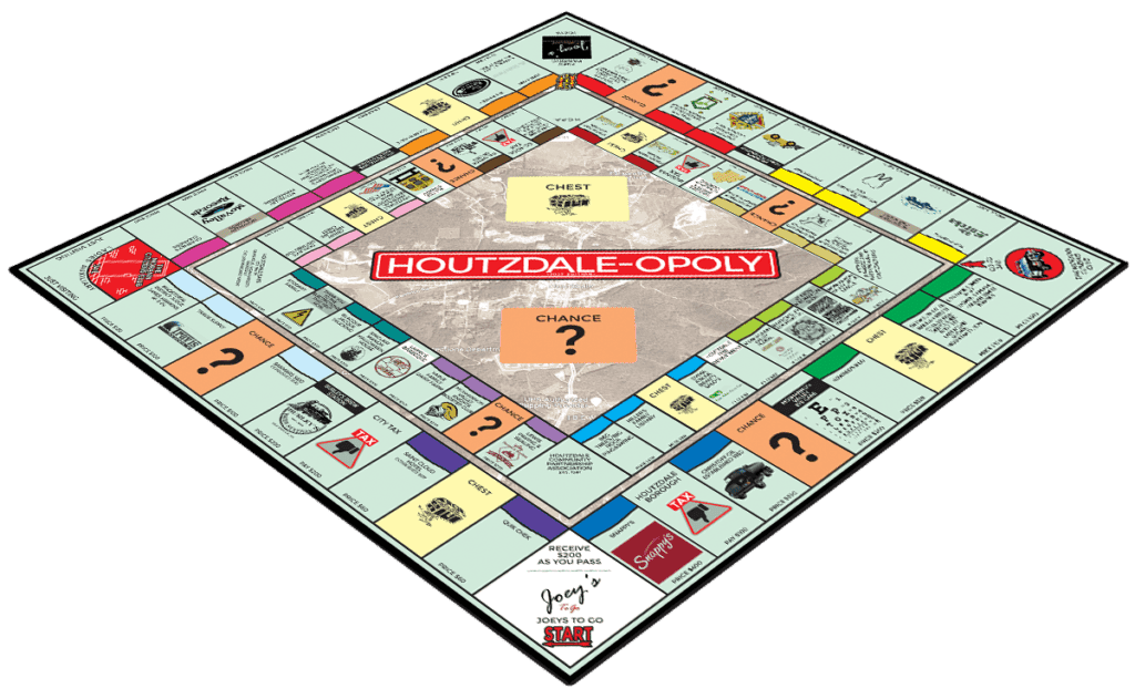 Custom Monopoly Game Manufacturer Publisher: Houtzdale-opoly Board Game (2 tracks; inner and outer tracks)
